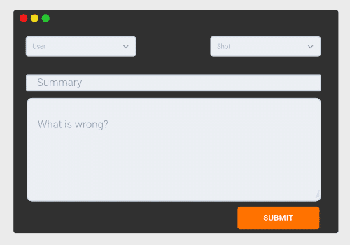Ticket Submitter Mockup